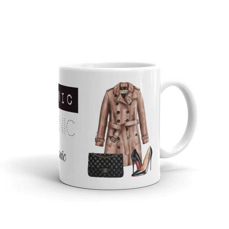 Iconic Designer Inspired - Tea Cup Coffee Mug- Burberry Louboutin Chanel