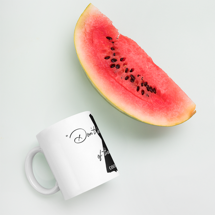 CHANEL Quote Ceramic Coffee Mug “Don’t Be Like The Rest of Them Darling..”