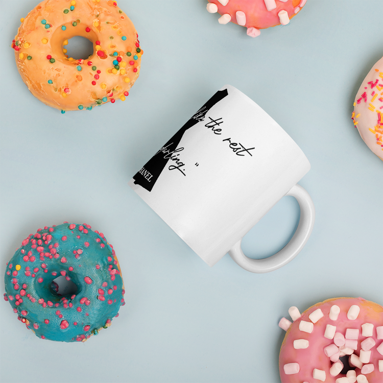 CHANEL Quote Ceramic Coffee Mug “Don’t Be Like The Rest of Them Darling..”