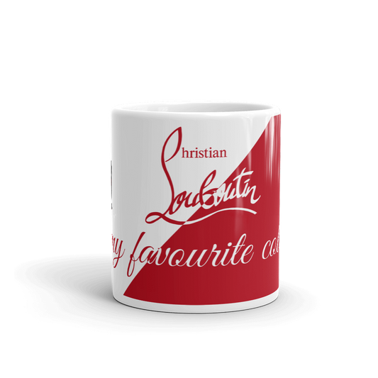 "Louboutin is my favourite colour" Inspired Mug